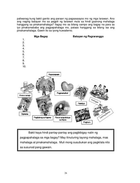 K TO 12 GRADE 7 LEARNING MATERIAL IN EDUKASYON SA .